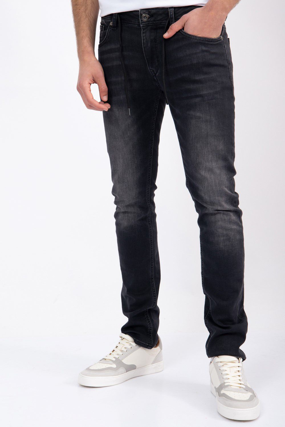 ג’ינס SLIM עם שרוכים במותן