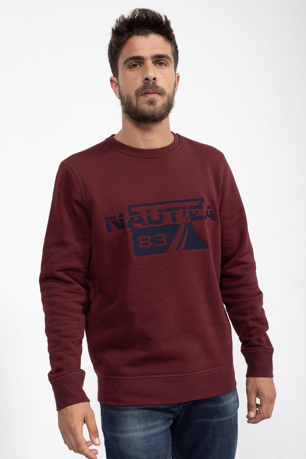 סווטשירט עם רקמת NAUTICA 83