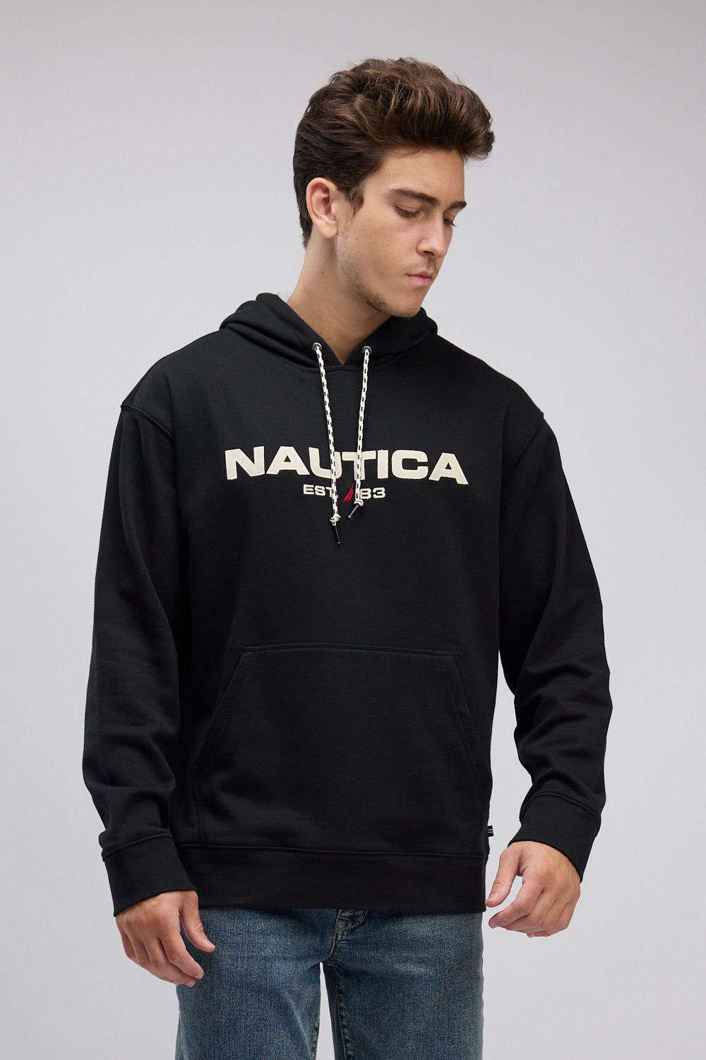 סווטשירט עם קפוצ’ון Nautica לגברים