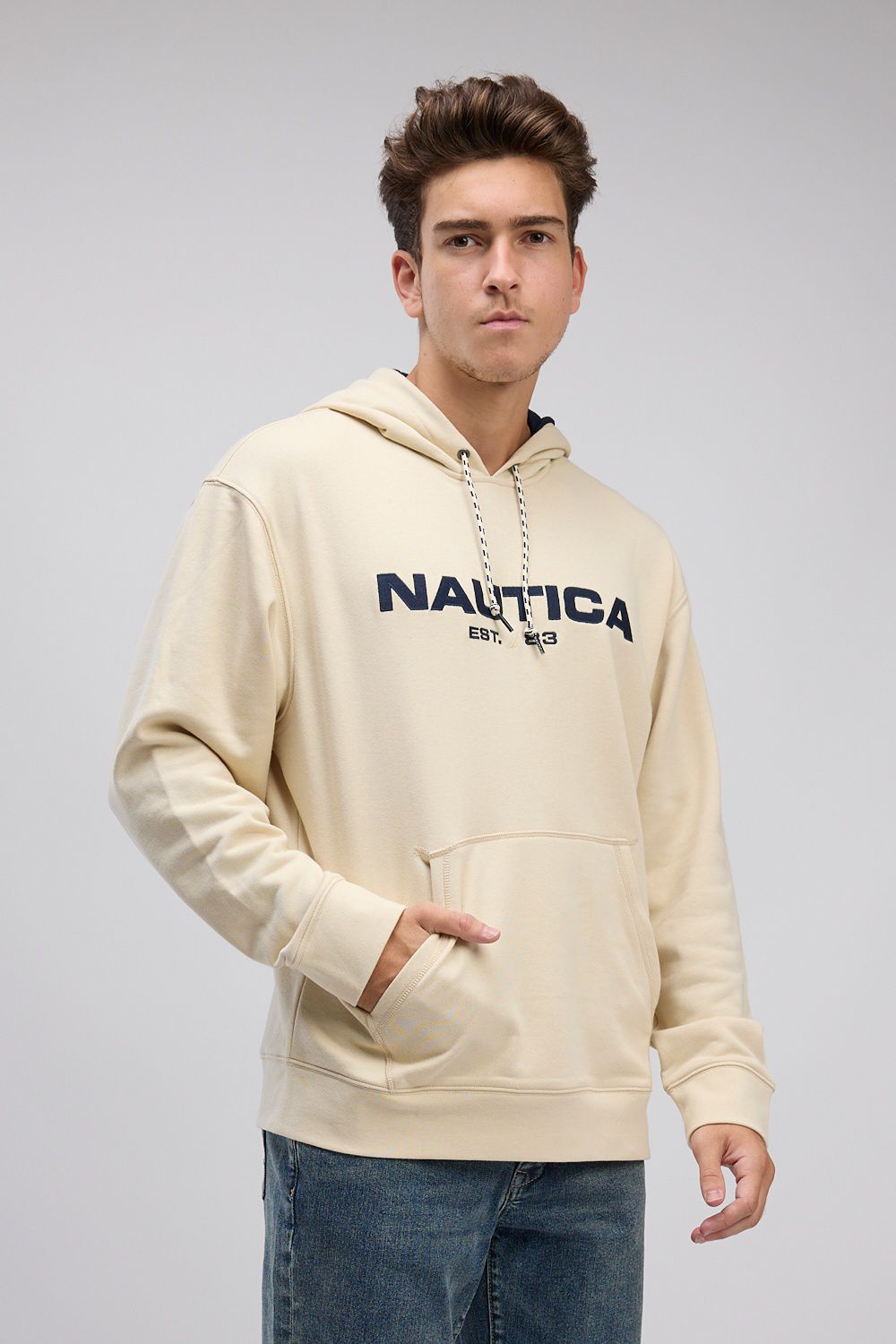 סווטשירט עם קפוצ’ון Nautica לגברים