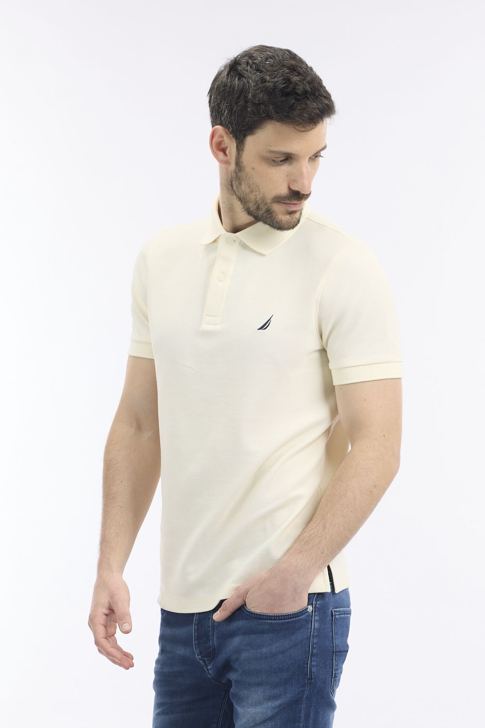 חולצת פולו SLIM FIT מבד מנדף