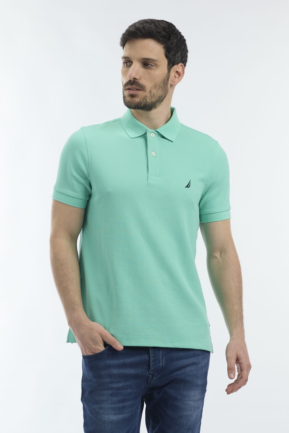 חולצת פולו SLIM FIT מבד מנדף