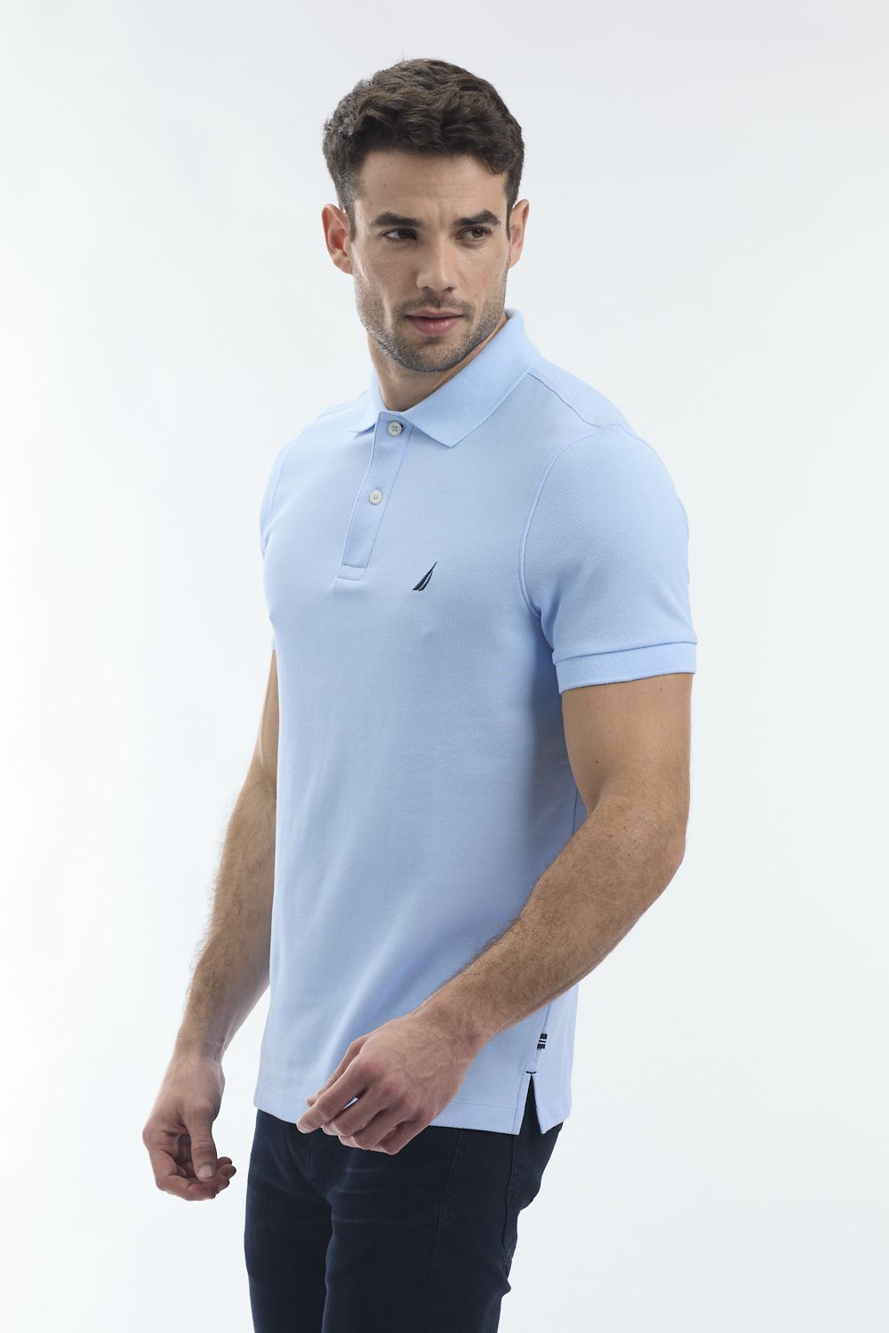 חולצת פולו SLIM FIT מבד מנדף