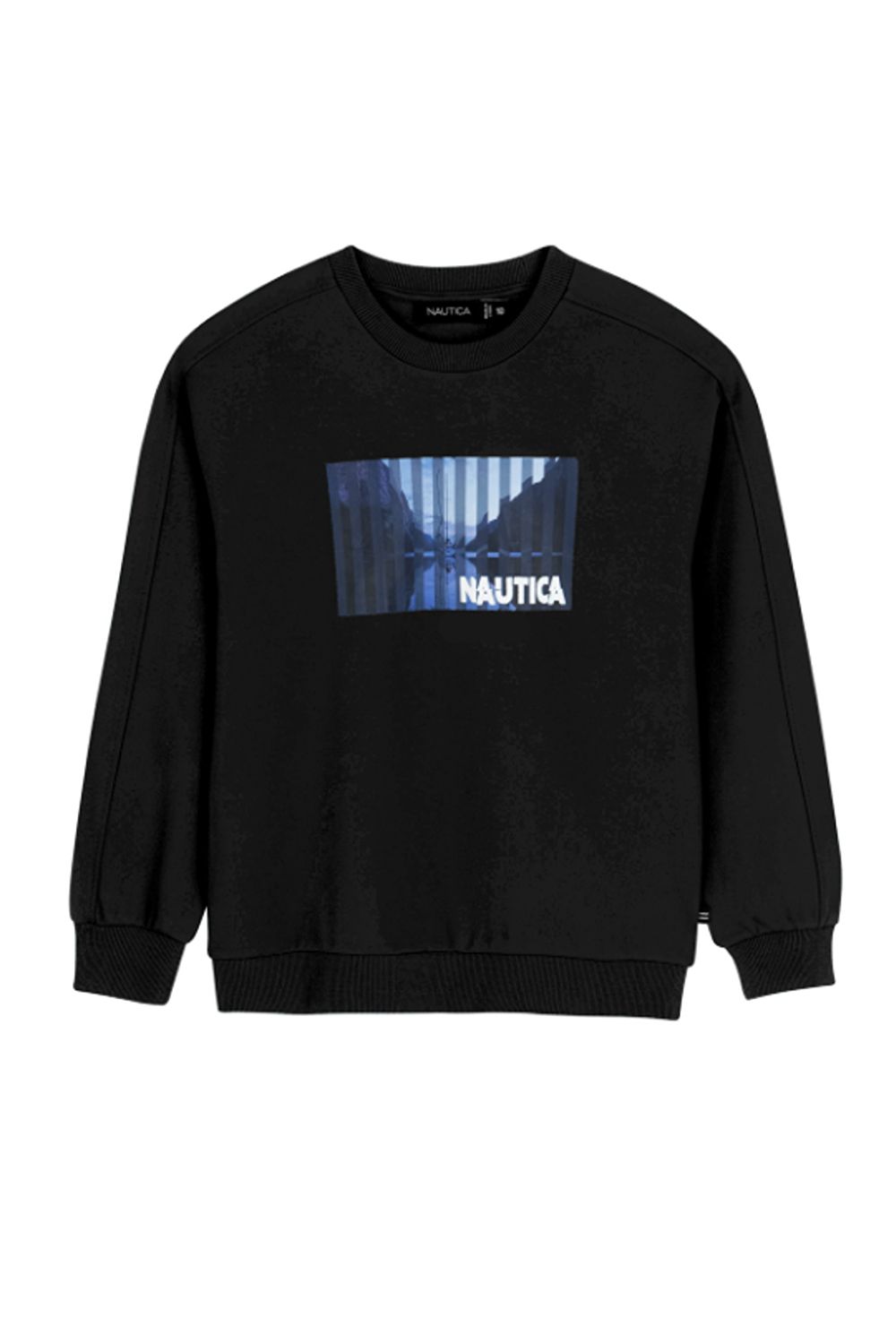 סווטשירט Nautica לילדים עם הדפס צבעוני