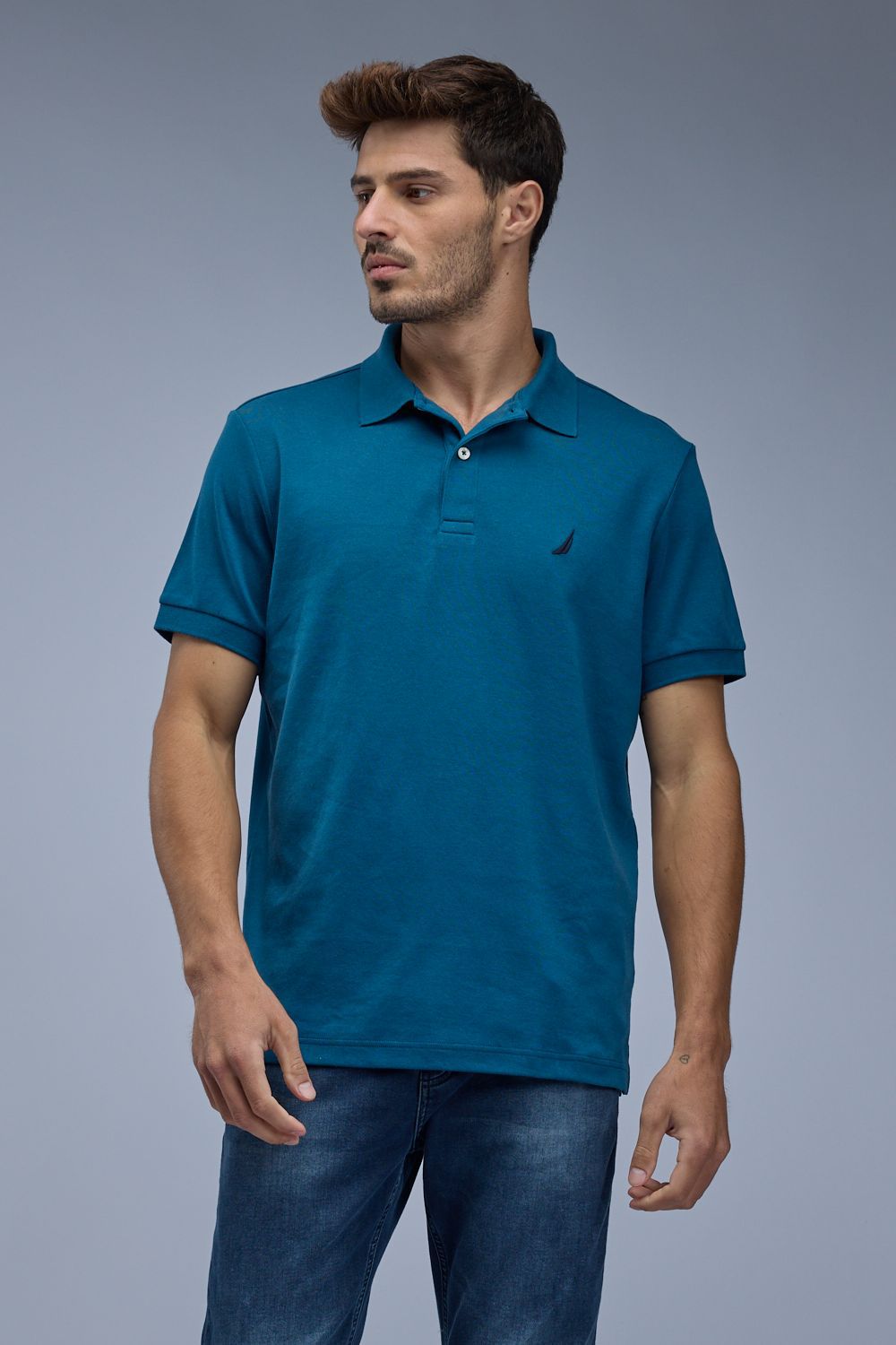 חולצת פולו קצרה Nautica גזרת SLIM לגברים