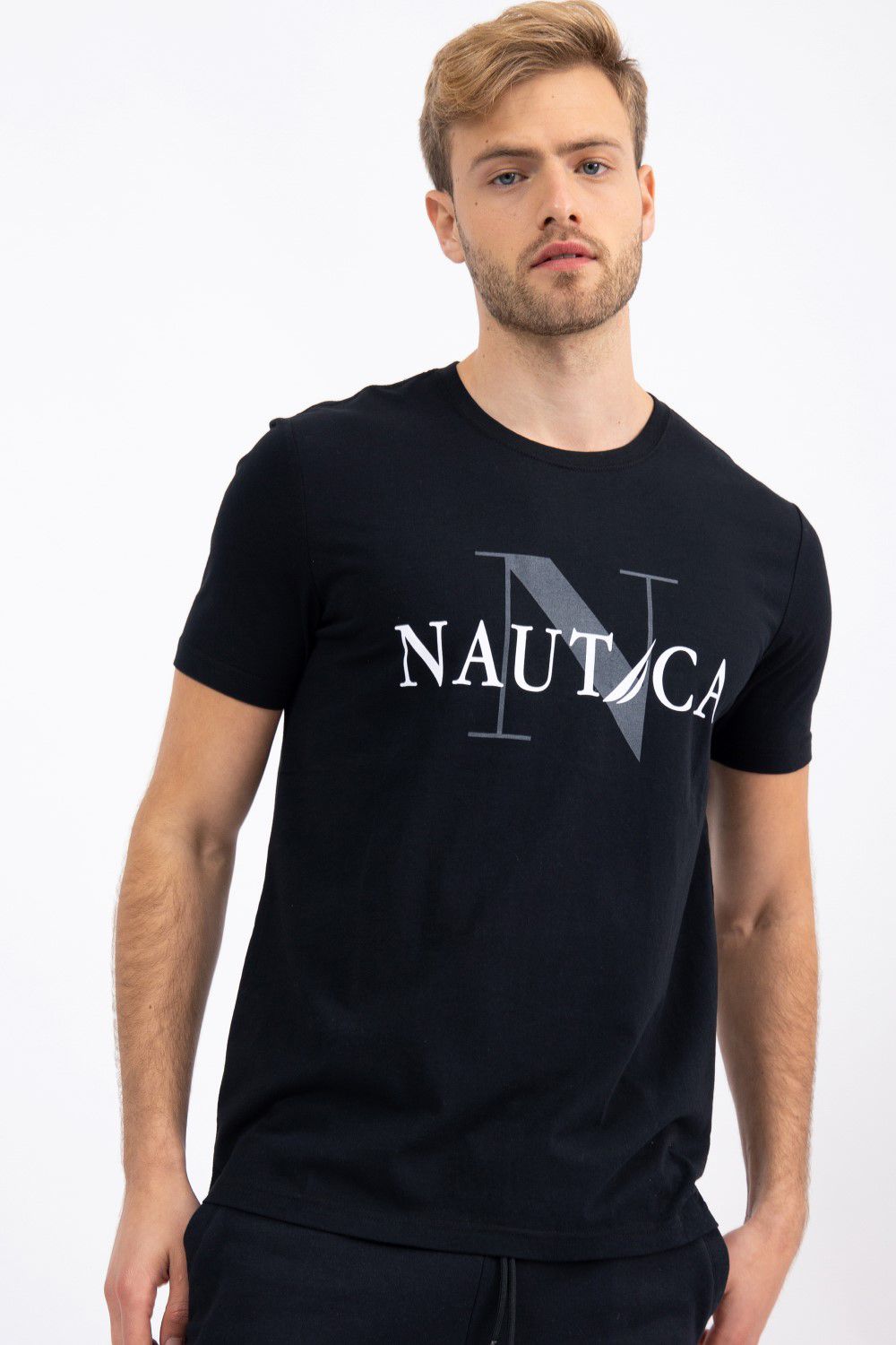 טי שירט בהדפס NAUTICA N