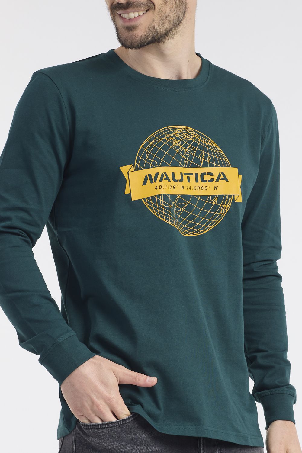 טי שירט שרוולים ארוכים גלובוס