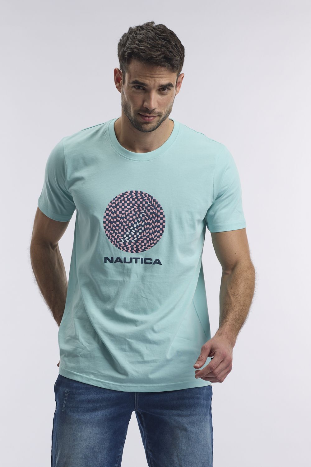 טי שירט עיצוב ”תעתוע עיניים” לגבר