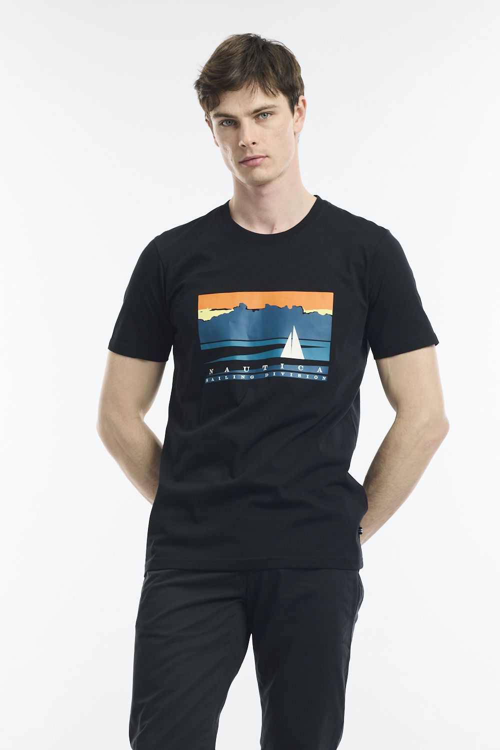 חולצה טי שירט בעיצוב ”מונט” לגבר