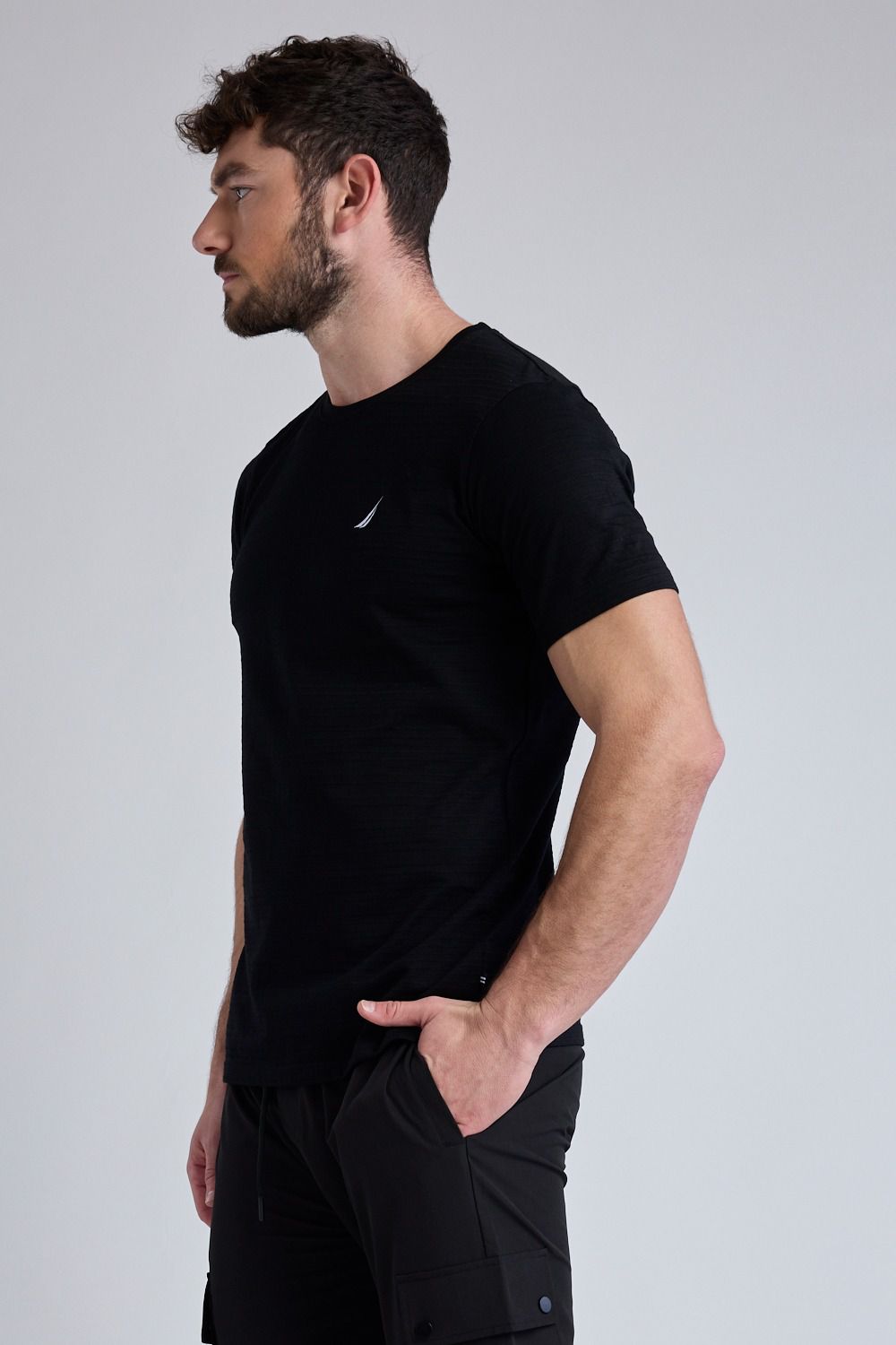 חולצת DRY FIT עם לוגו Nautica לגברים