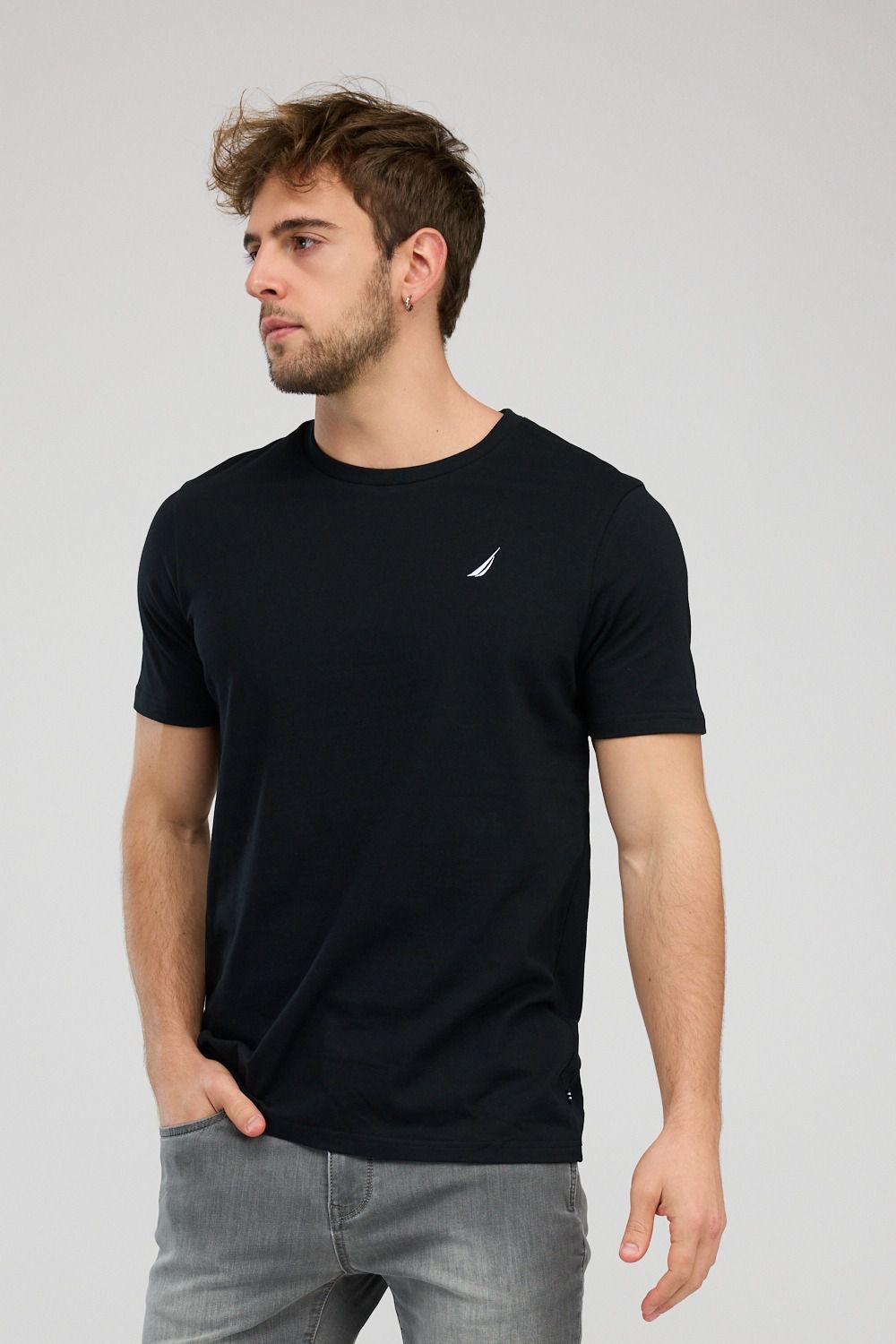 חולצת טי-שירט קצרה לגברים