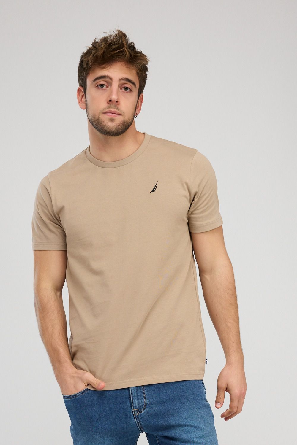 חולצת טי-שירט קצרה לגברים