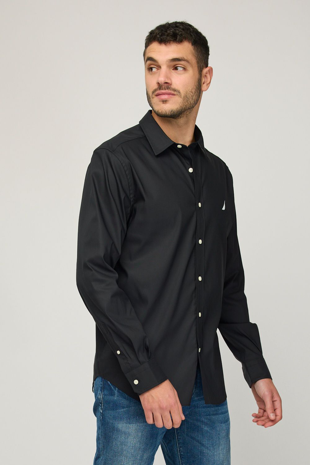 חולצת בד ארוכה לגברים