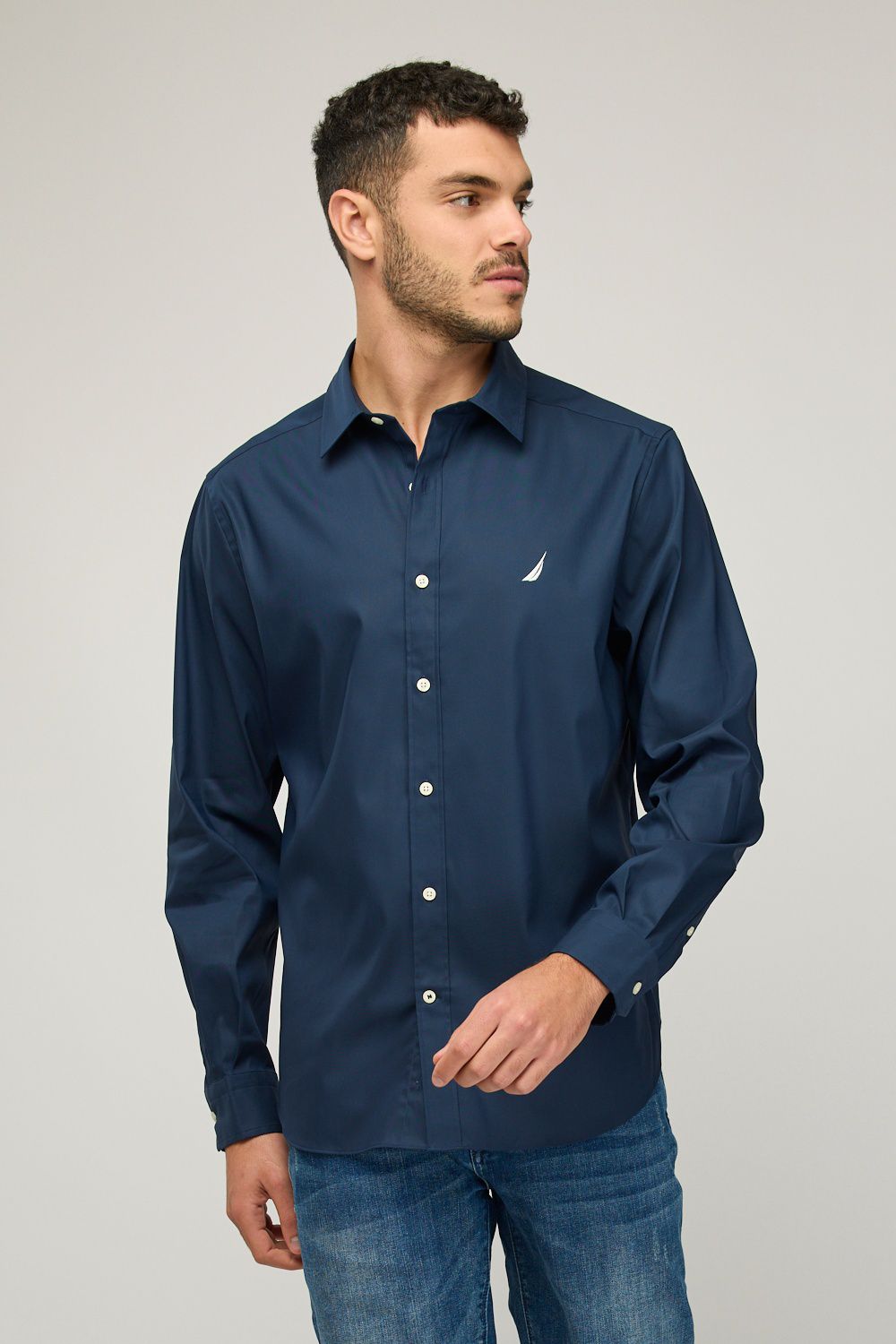 חולצת בד ארוכה לגברים