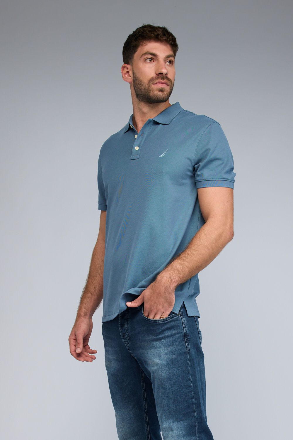 חולצת פולו Nautica קצרה לגברים