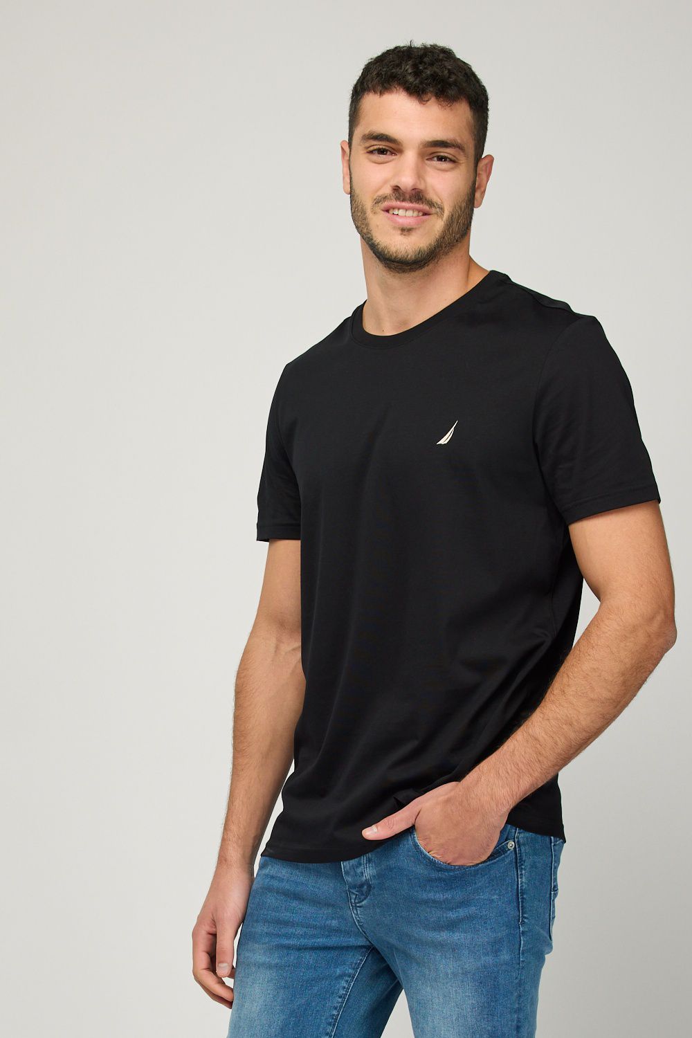 חולצת טי-שירט קצרה לגברים