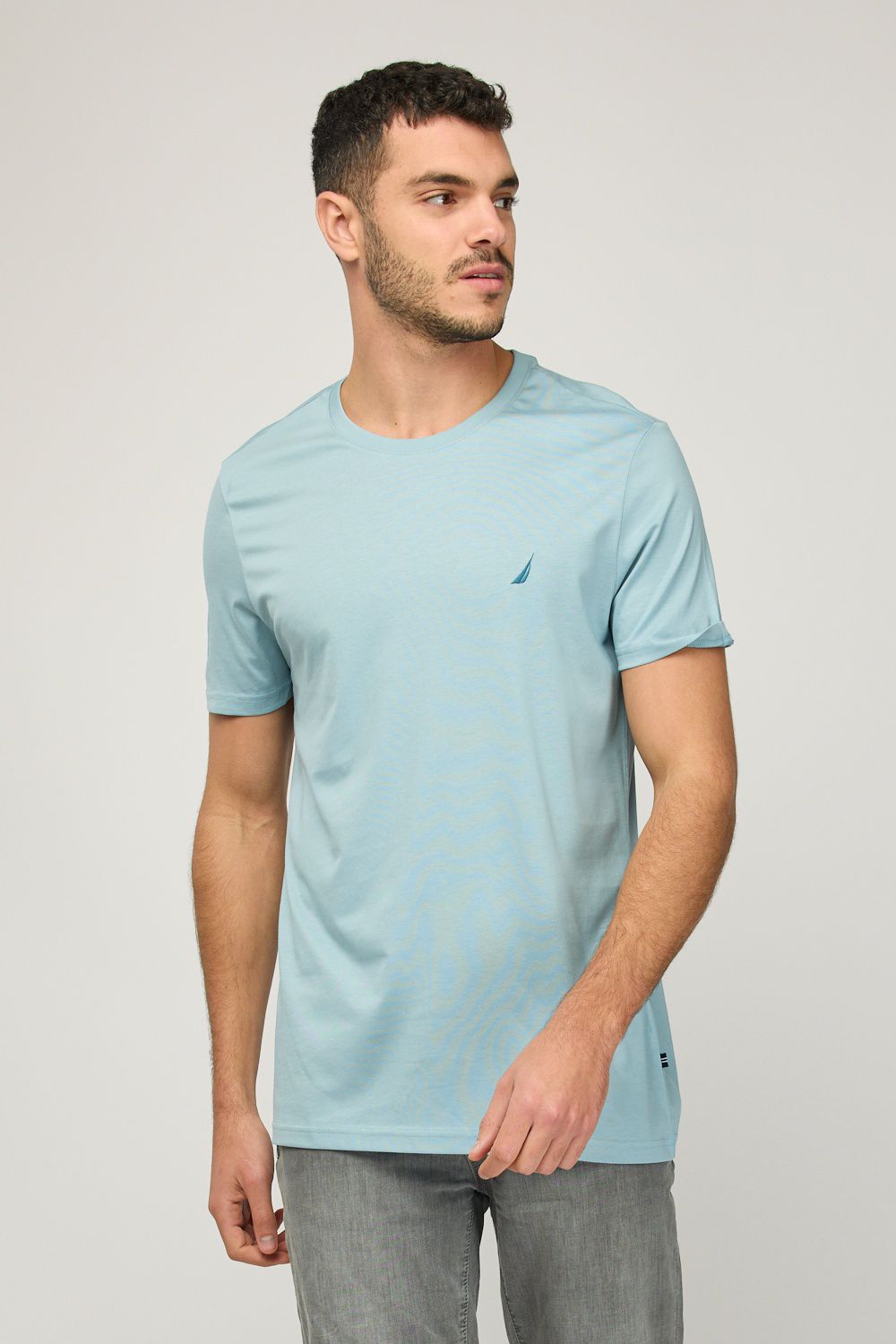 חולצת טי-שירט קצרה לגברים