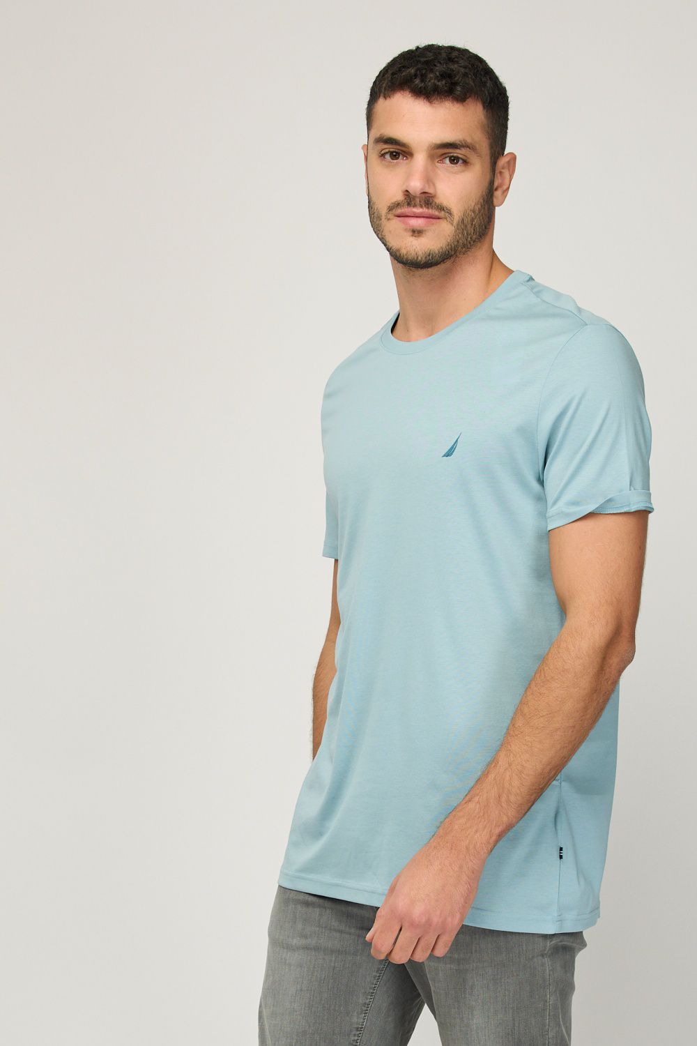 חולצת טי-שירט קצרה לגברים