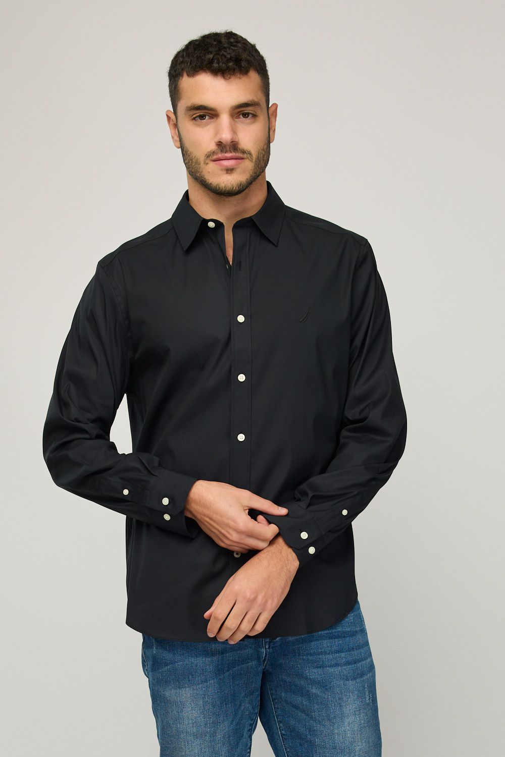 חולצת בד ארוכה לגברים