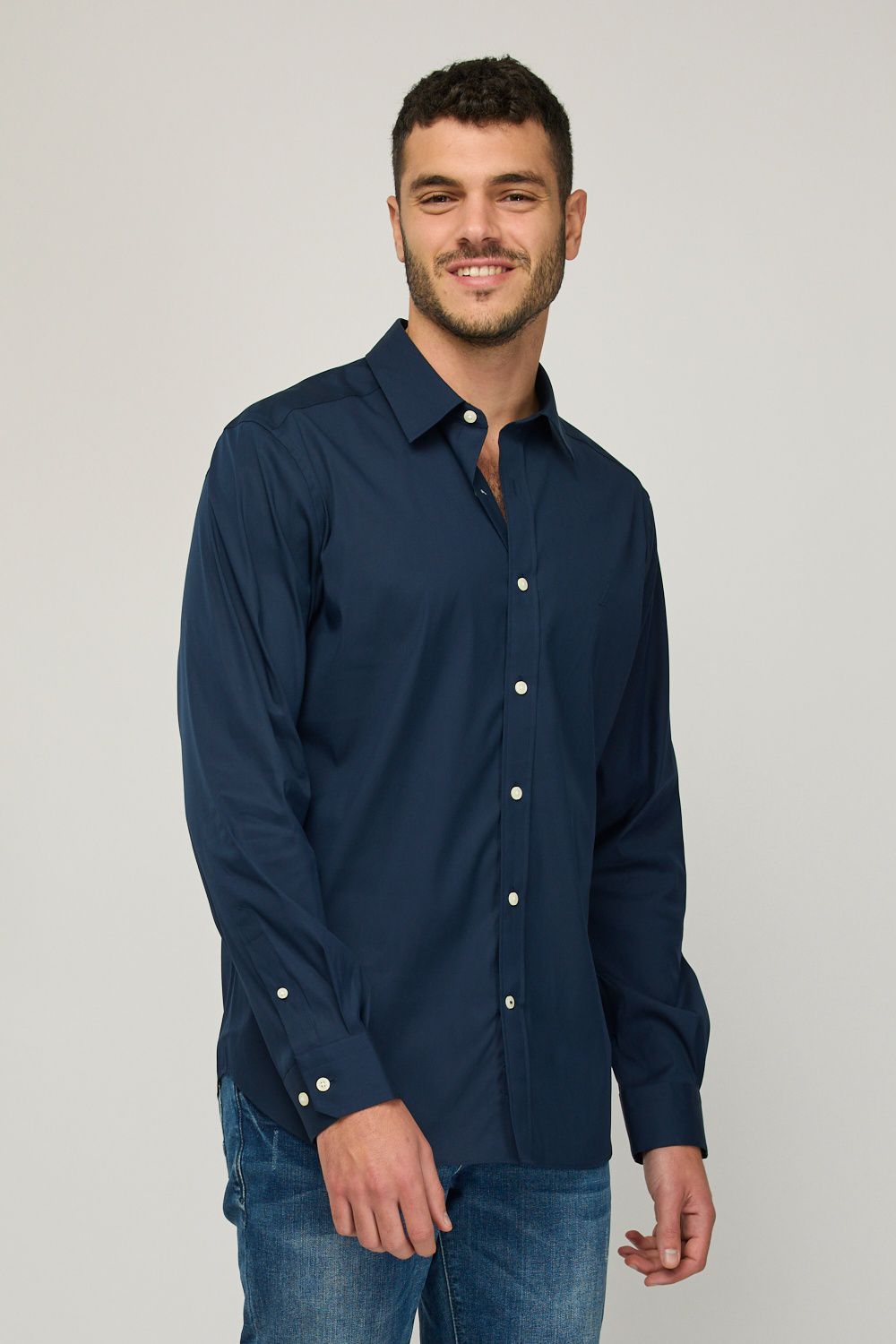 חולצת בד ארוכה לגברים