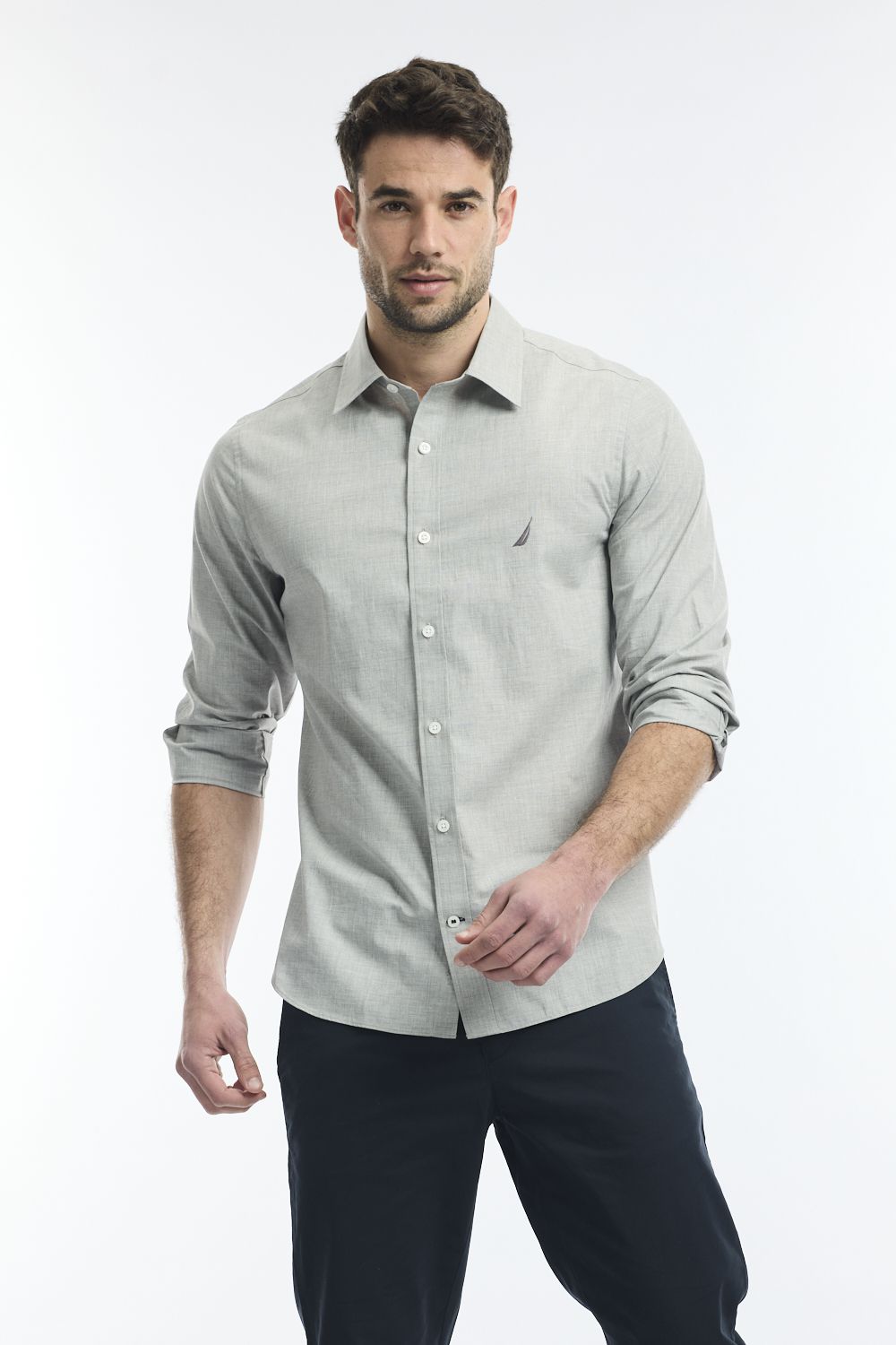 חולצה מכופתרת TAILORED FIT מסוגננת לגבר