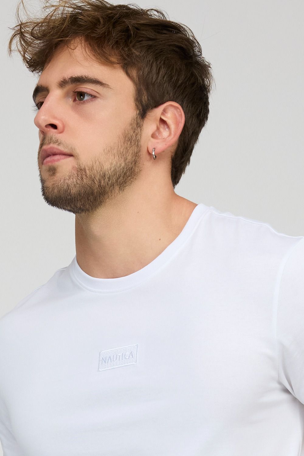 חולצת טי-שירט קצרה לגברים