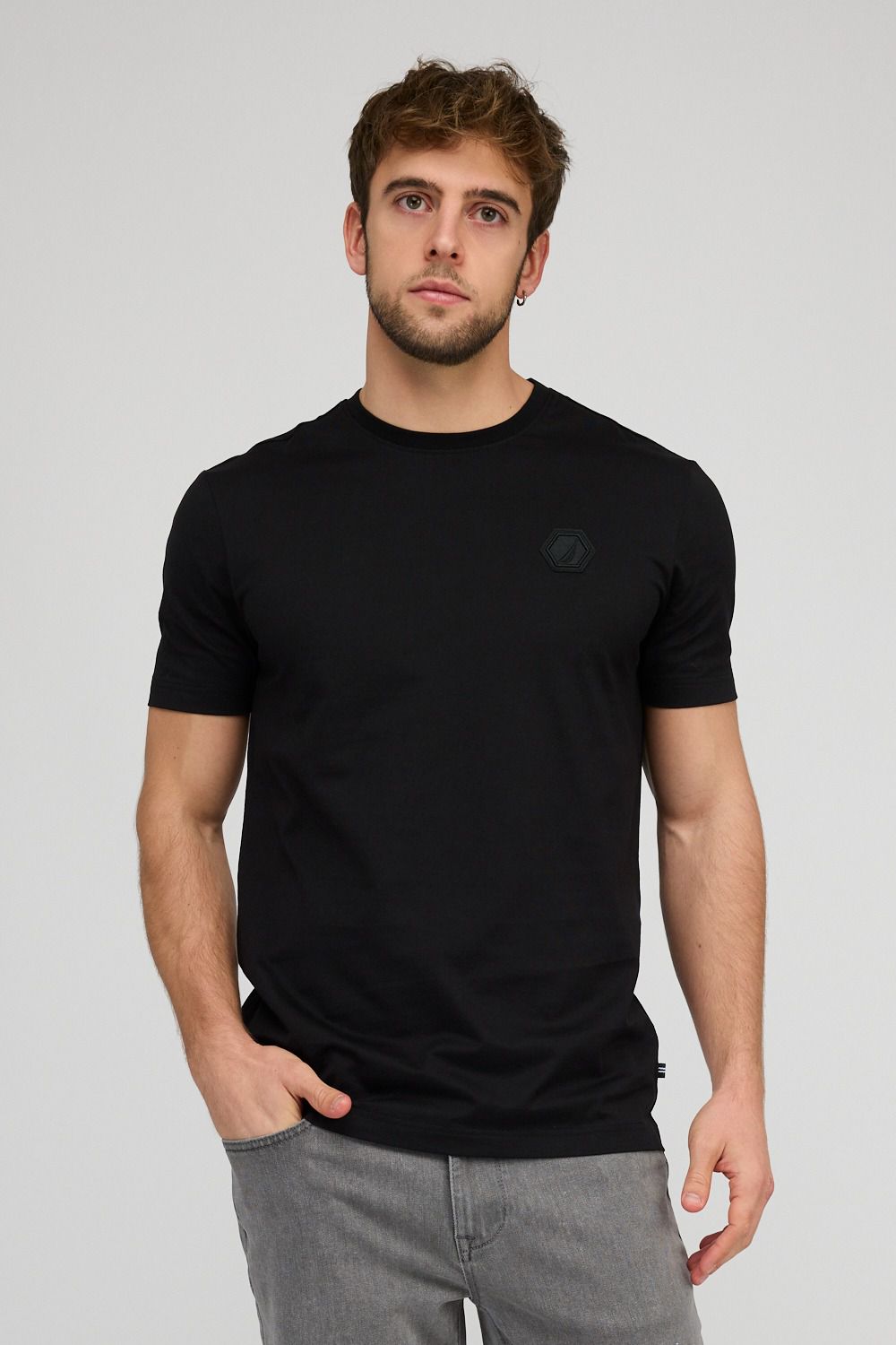 חולצת טי-שירט קצרה לגברים