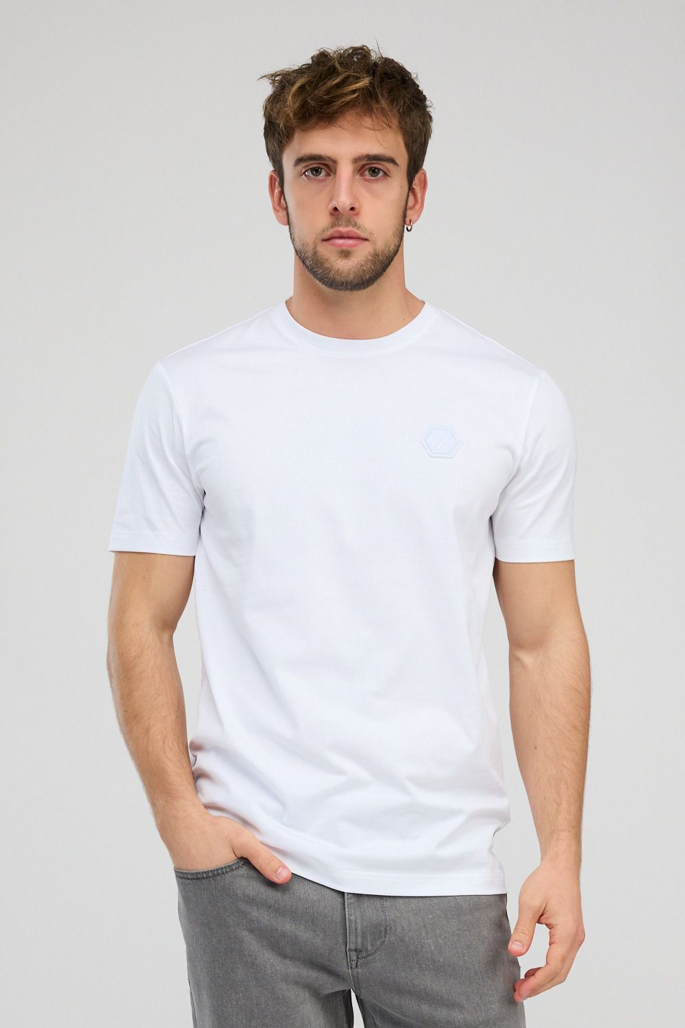 חולצת טי-שירט קצרה לגברים