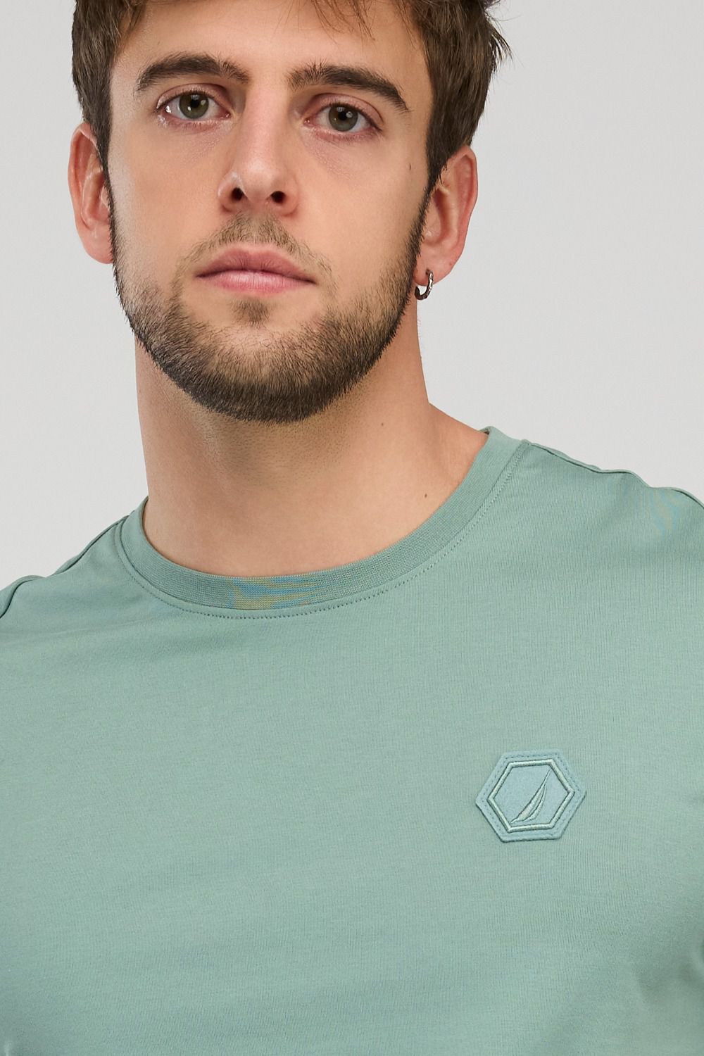 חולצת טי-שירט קצרה לגברים