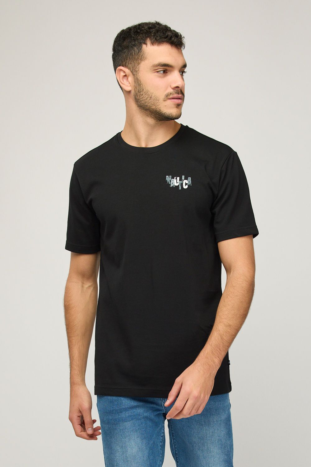 חולצת טי-שירט קצרה לגברים