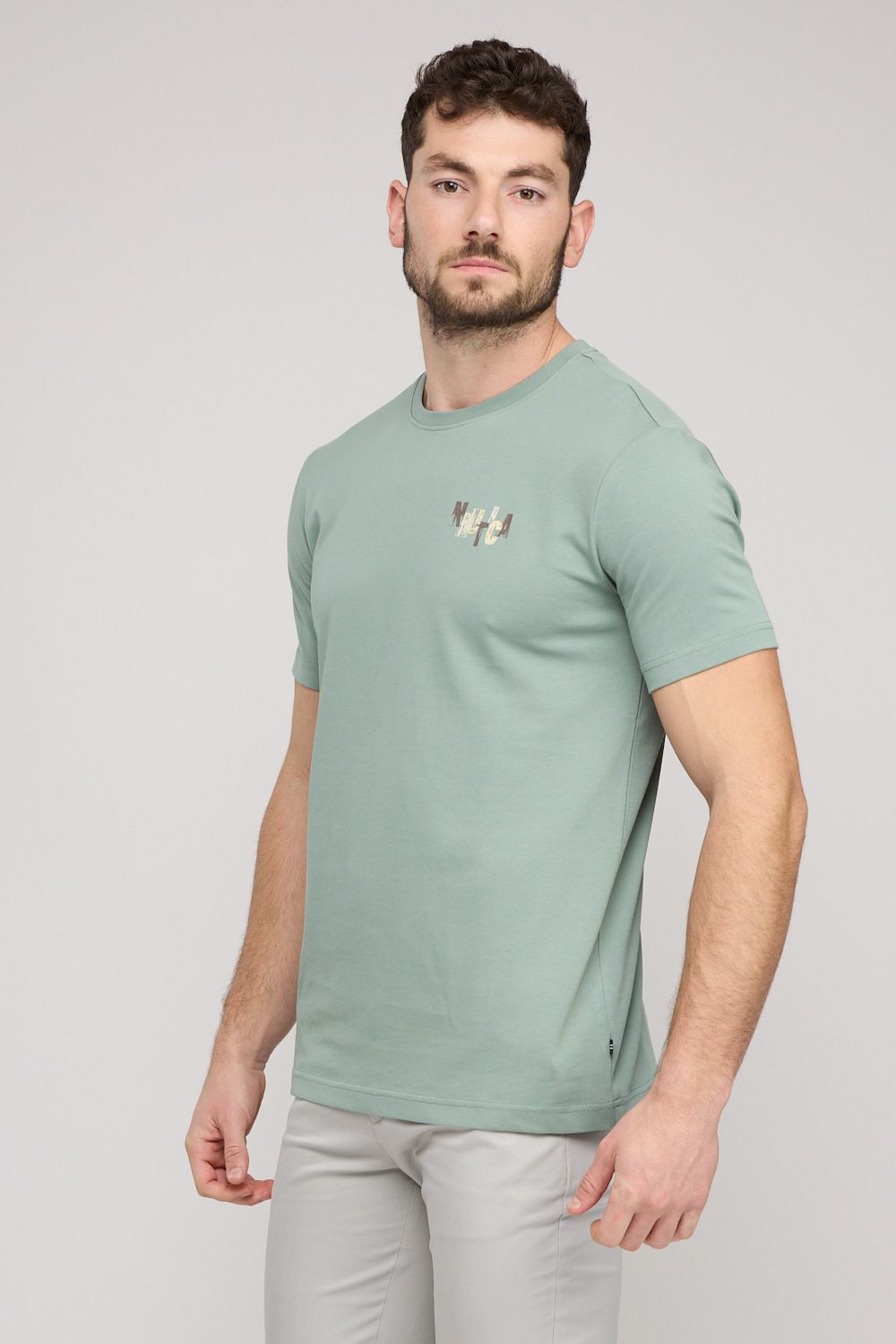 חולצת טי-שירט קצרה לגברים