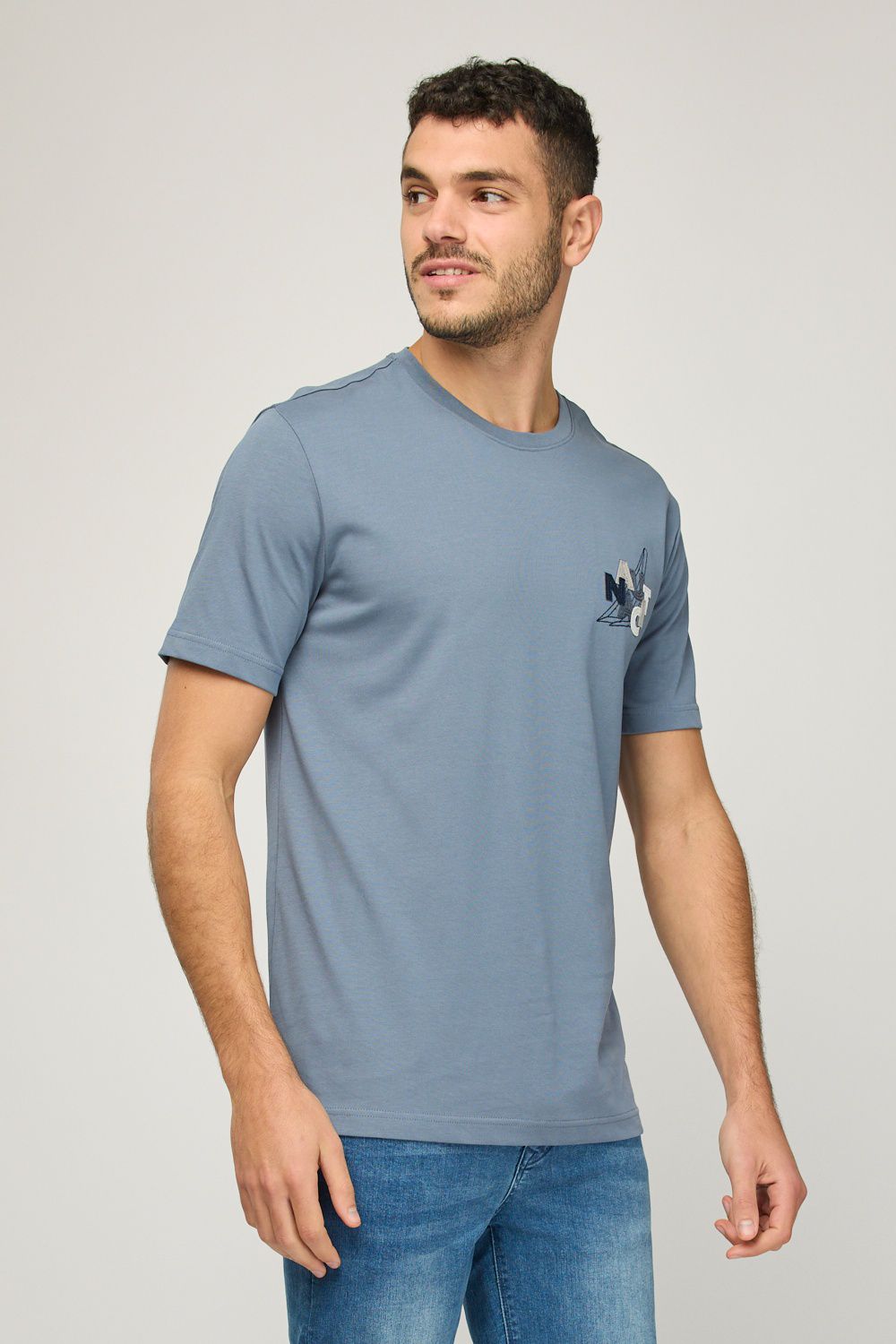 חולצת טי-שירט קצרה לגברים