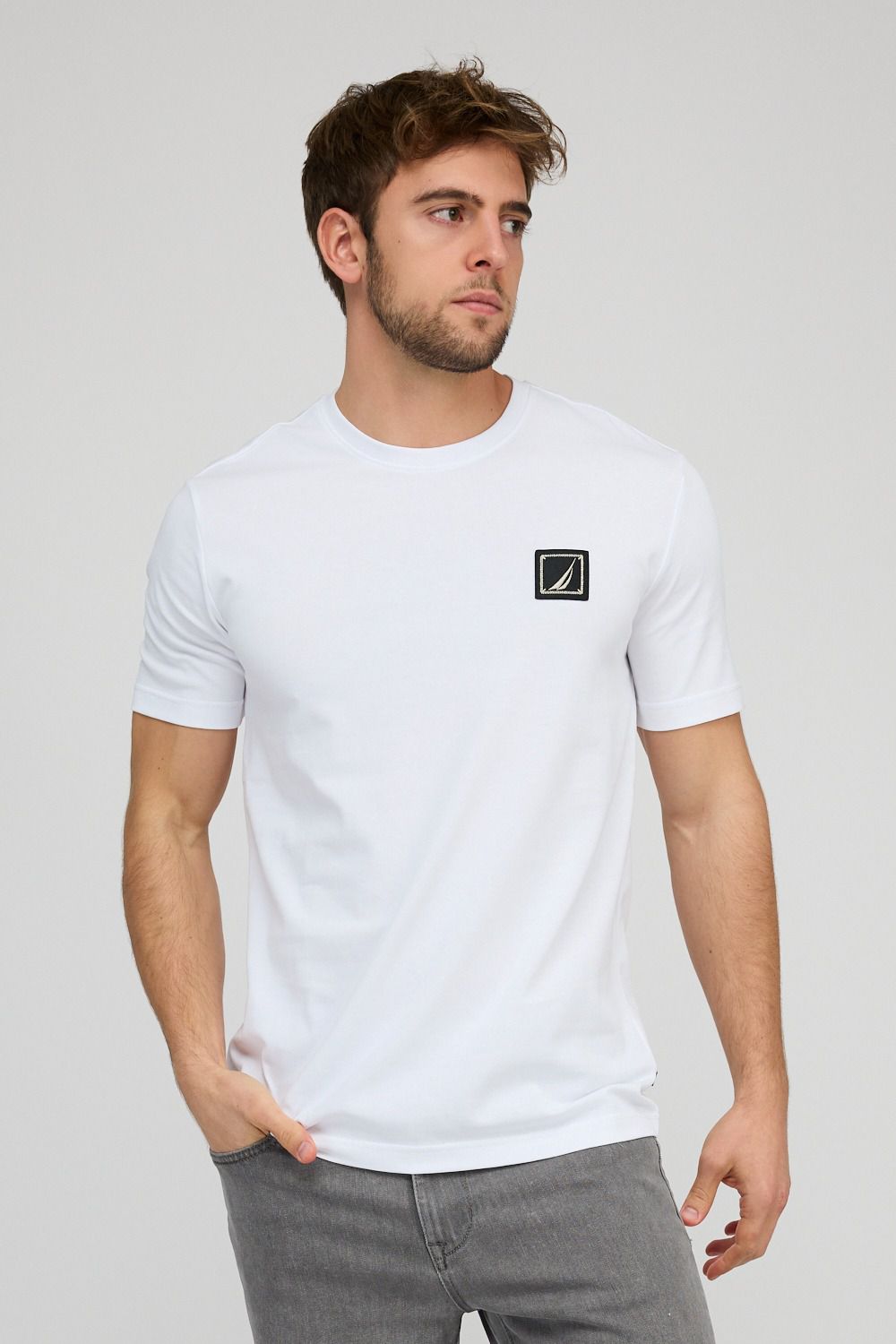 חולצת טי-שירט קצרה לגברים