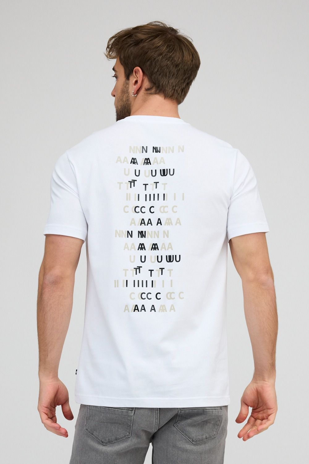 חולצת טי-שירט קצרה לגברים