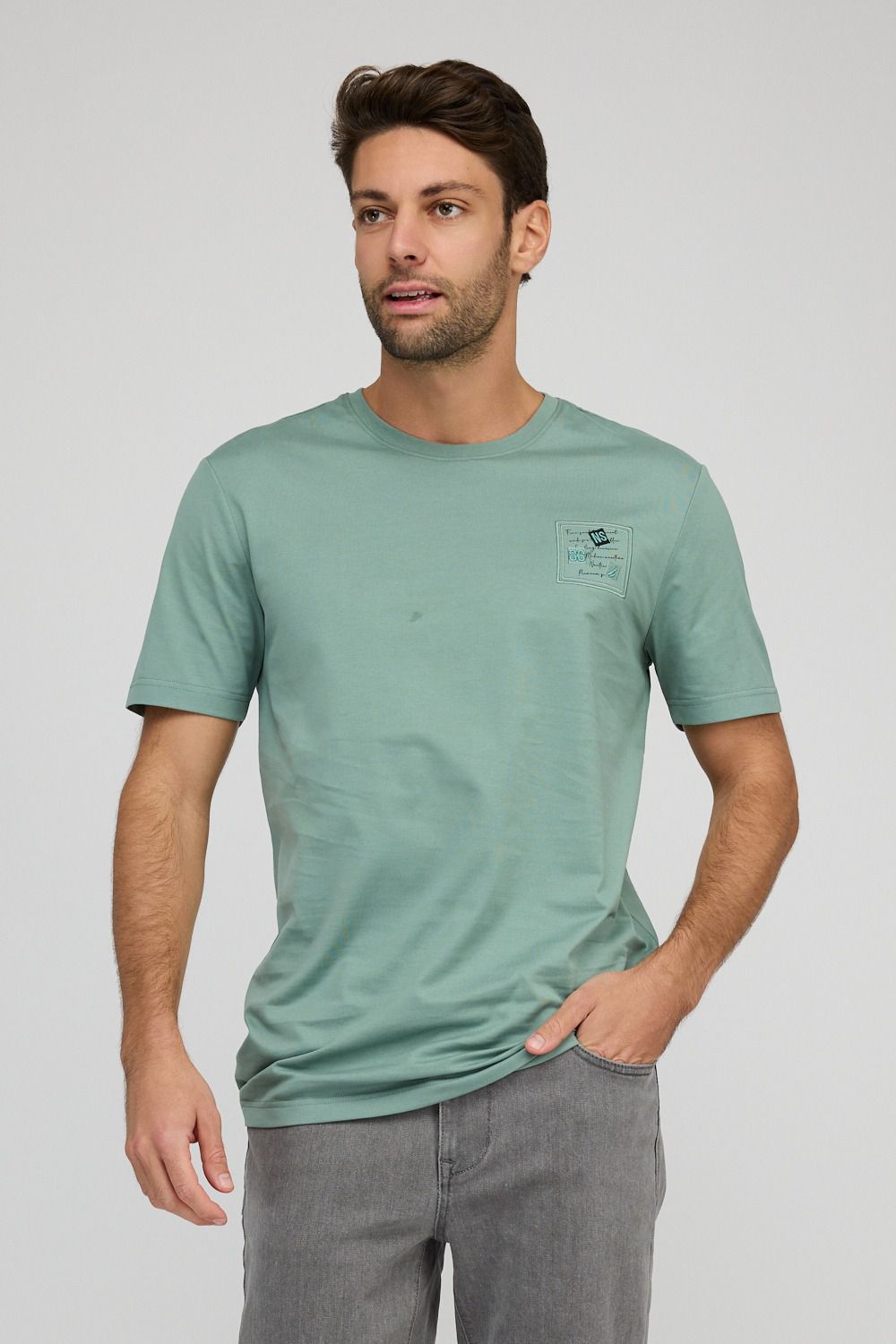 חולצת טי-שירט קצרה לגברים