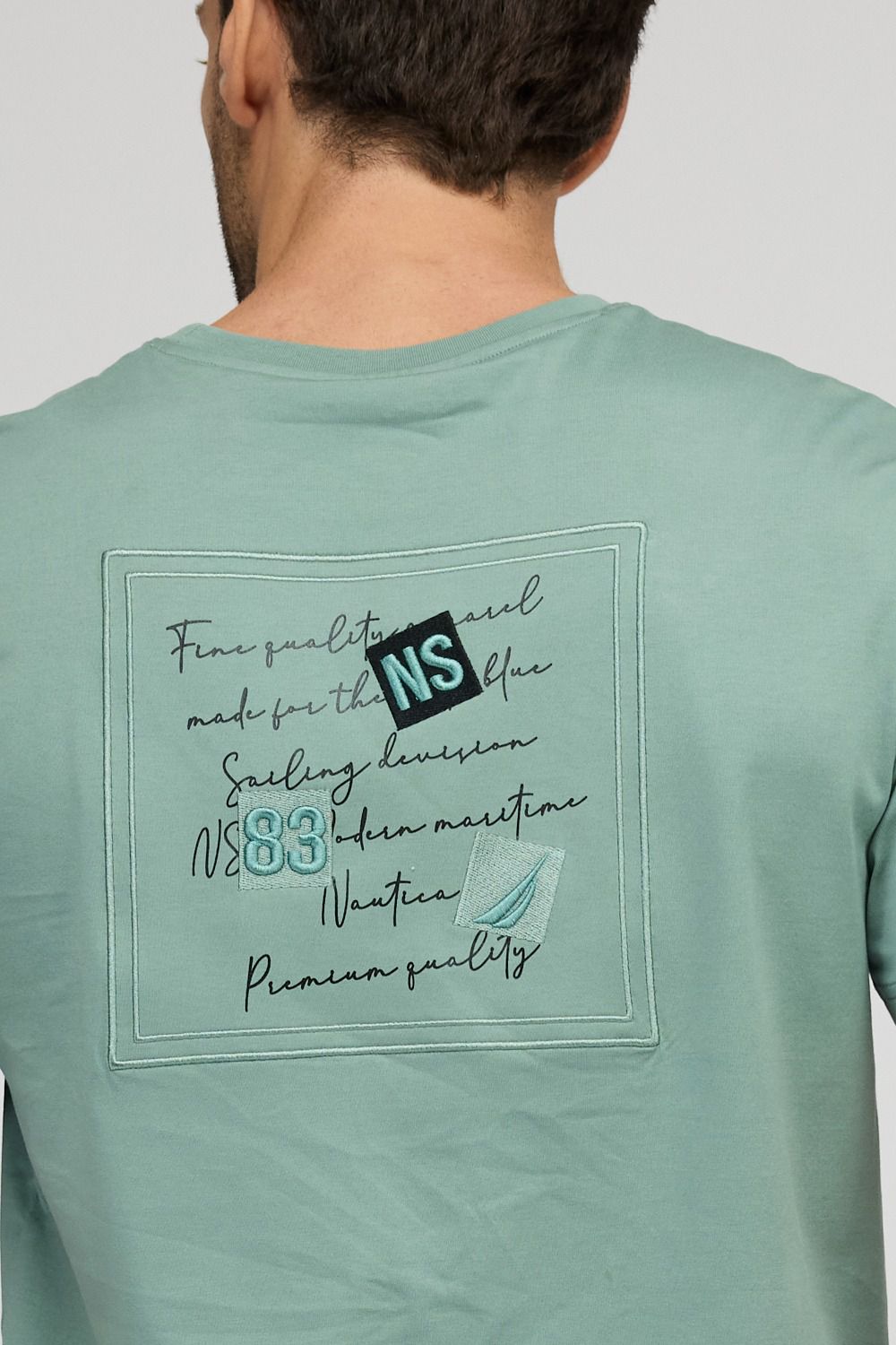 חולצת טי-שירט קצרה לגברים