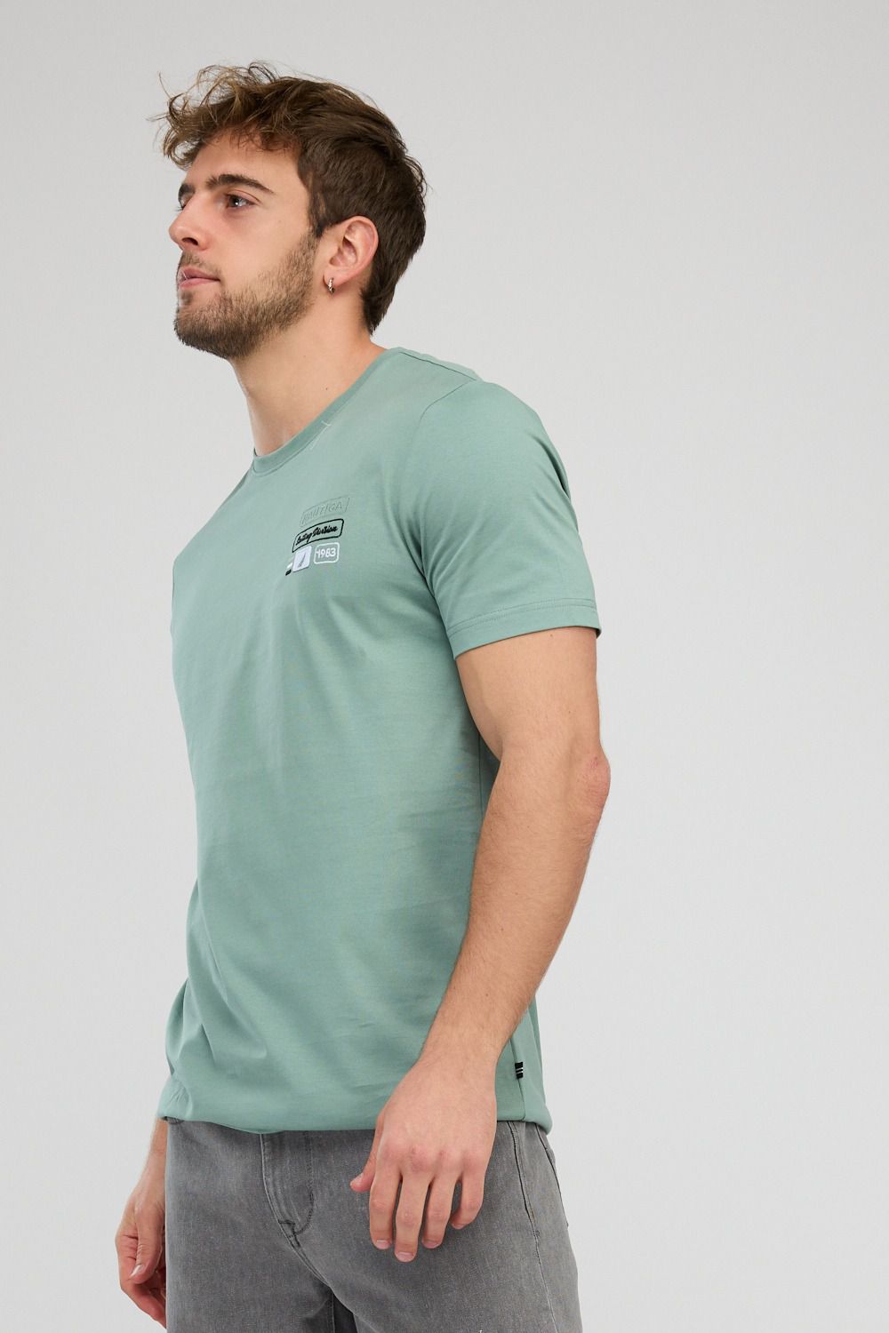 חולצת טי-שירט קצרה לגברים