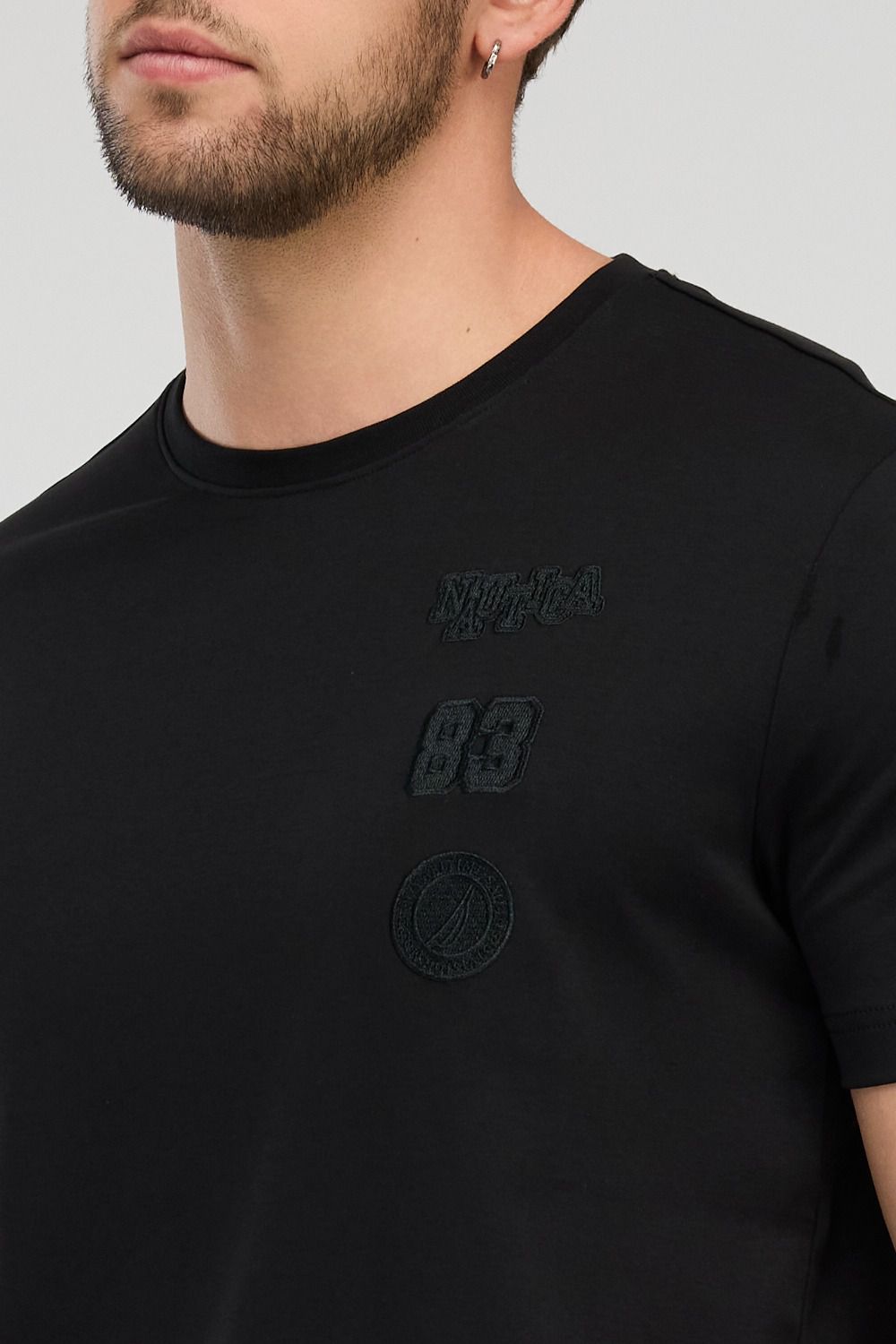 חולצת טי-שירט קצרה לגברים