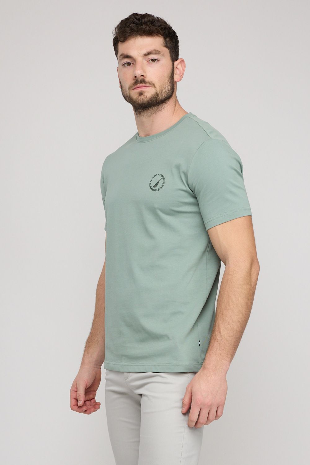 חולצת טי-שירט קצרה לגברים