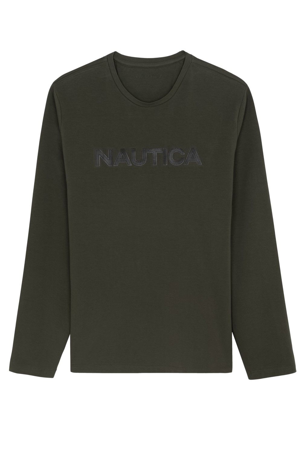 טי שירט עם הדפס NAUTICA מגומי בדוגמת כוורת