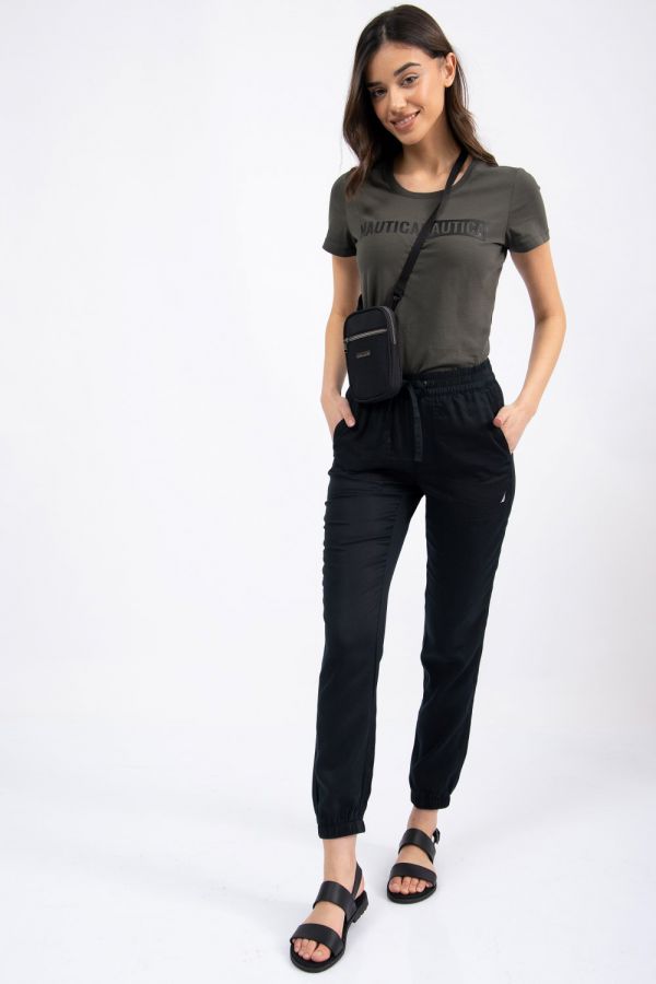 מכנסי בד בגזרת ג’וגר