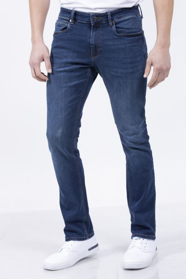 מכנסי ג’ינס SLIM FIT סטרץ’ אינדיגו