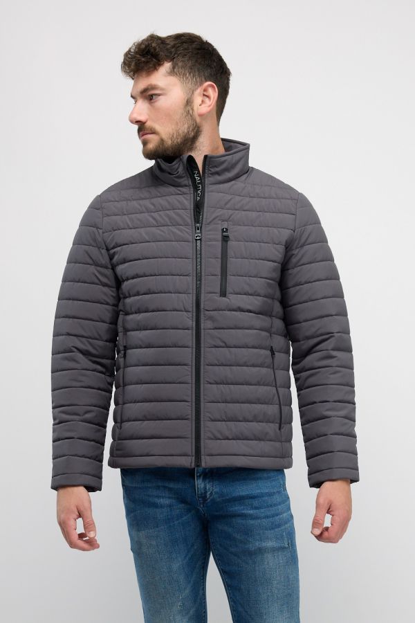 ג’קט סופטשל מרופד לגברים Nautica