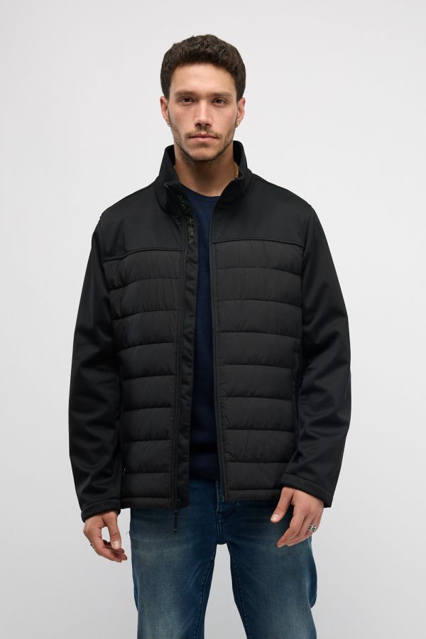 ג’קט סופטשל מרופד לגברים Nautica