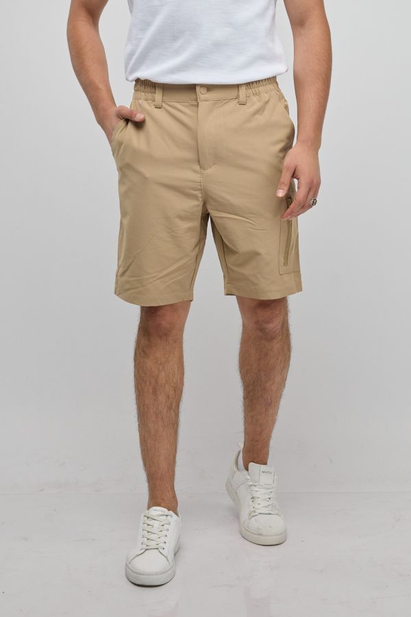 מכנסי ברמודה Nautica עם כיס צד לגברים