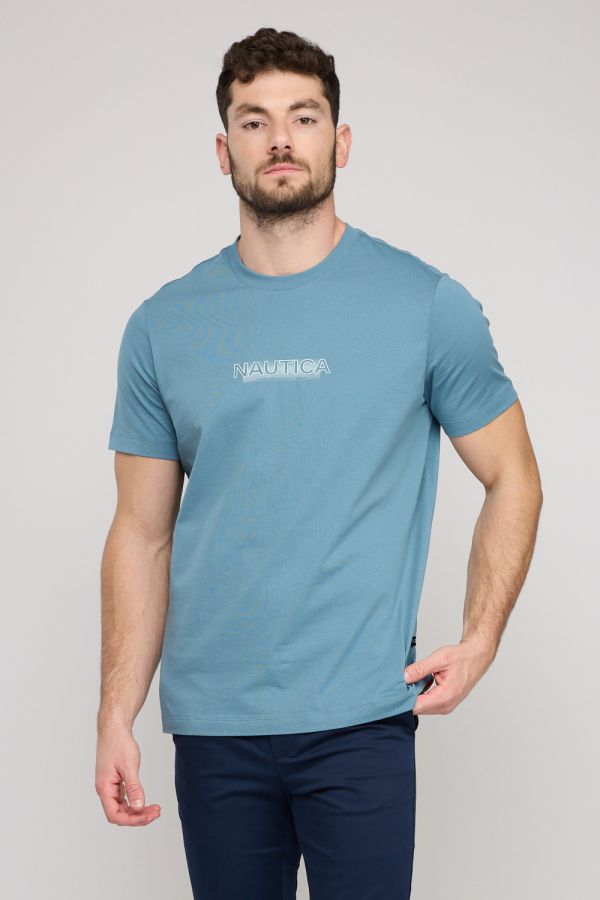 חולצת טי-שירט קצרה לגברים