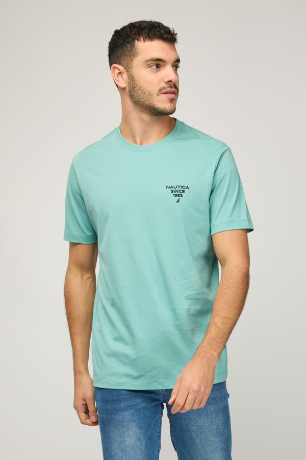 חולצת טי-שירט קצרה לגברים