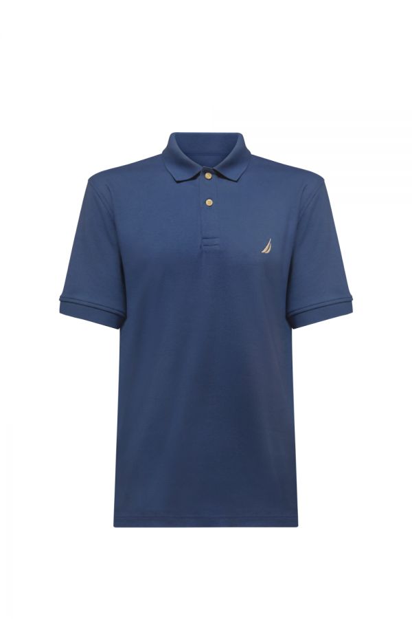 חולצת פולו Nautica עם לוגו רקום לגברים