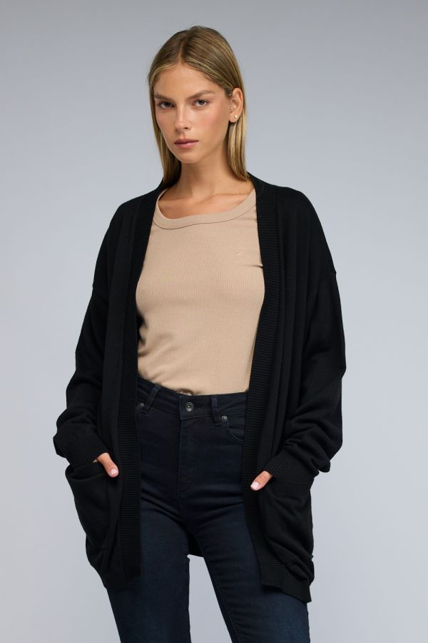 סריג קרדיגן פתוח לנשים