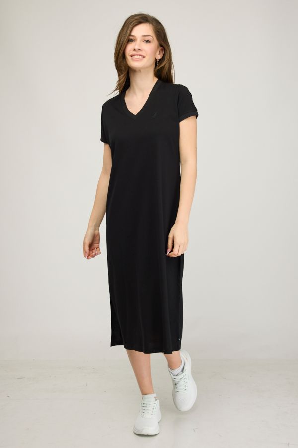 שמלת טי-שירט ארוכה לנשים